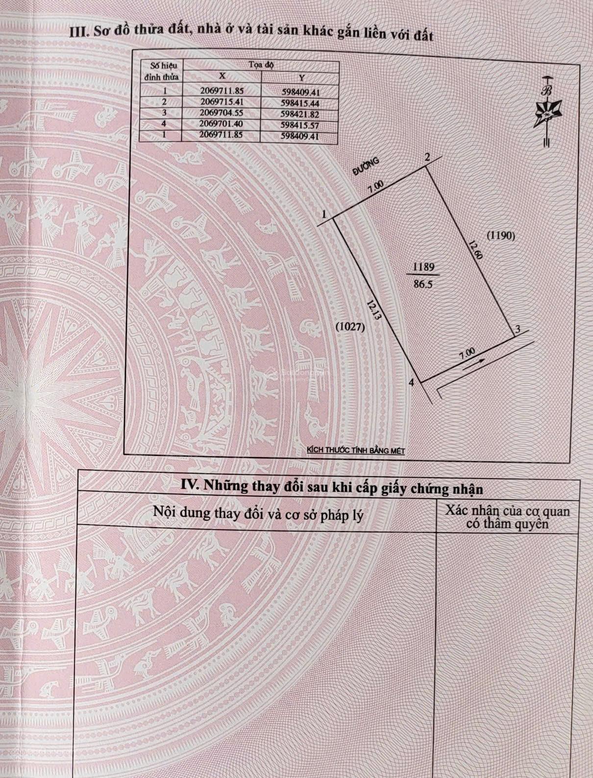 Chính chủ bán lô đất TĐC xóm 12 Nghi Phú ngay cạnh hồ điêu hoà